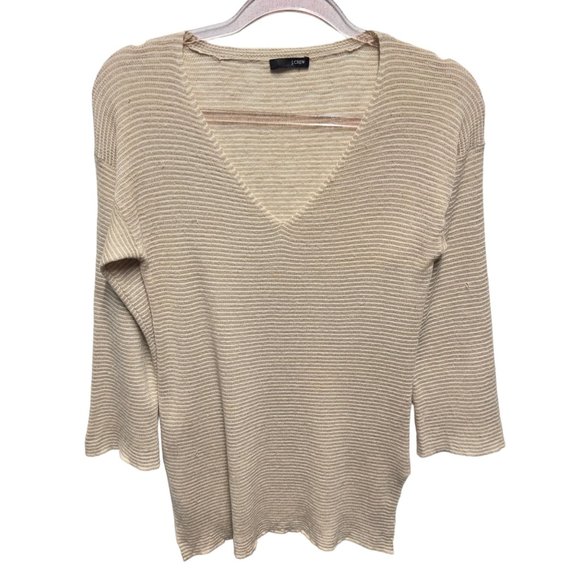 J. Crew Linen Knit Sweater - Picture 1 of 7